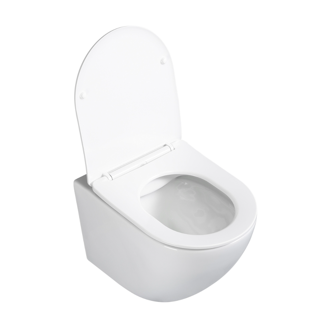 Hänge-WC mit 360° Tornado-Spülung Spülrandlos