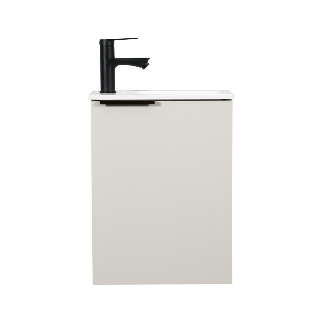 MOLI Gäste-WC Waschtisch Set 40cm Kaschmir mit Griff