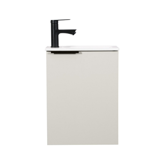 MOLI Gäste-WC Waschtisch Set 40cm Kaschmir mit Griff