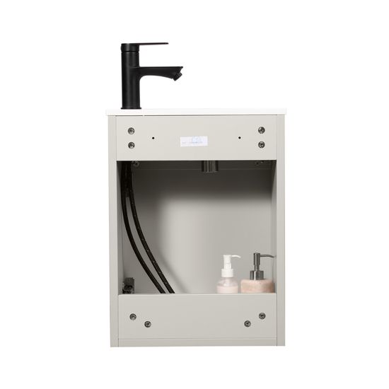 MOLI Gäste-WC Waschtisch Set 40cm Kaschmir mit Griff