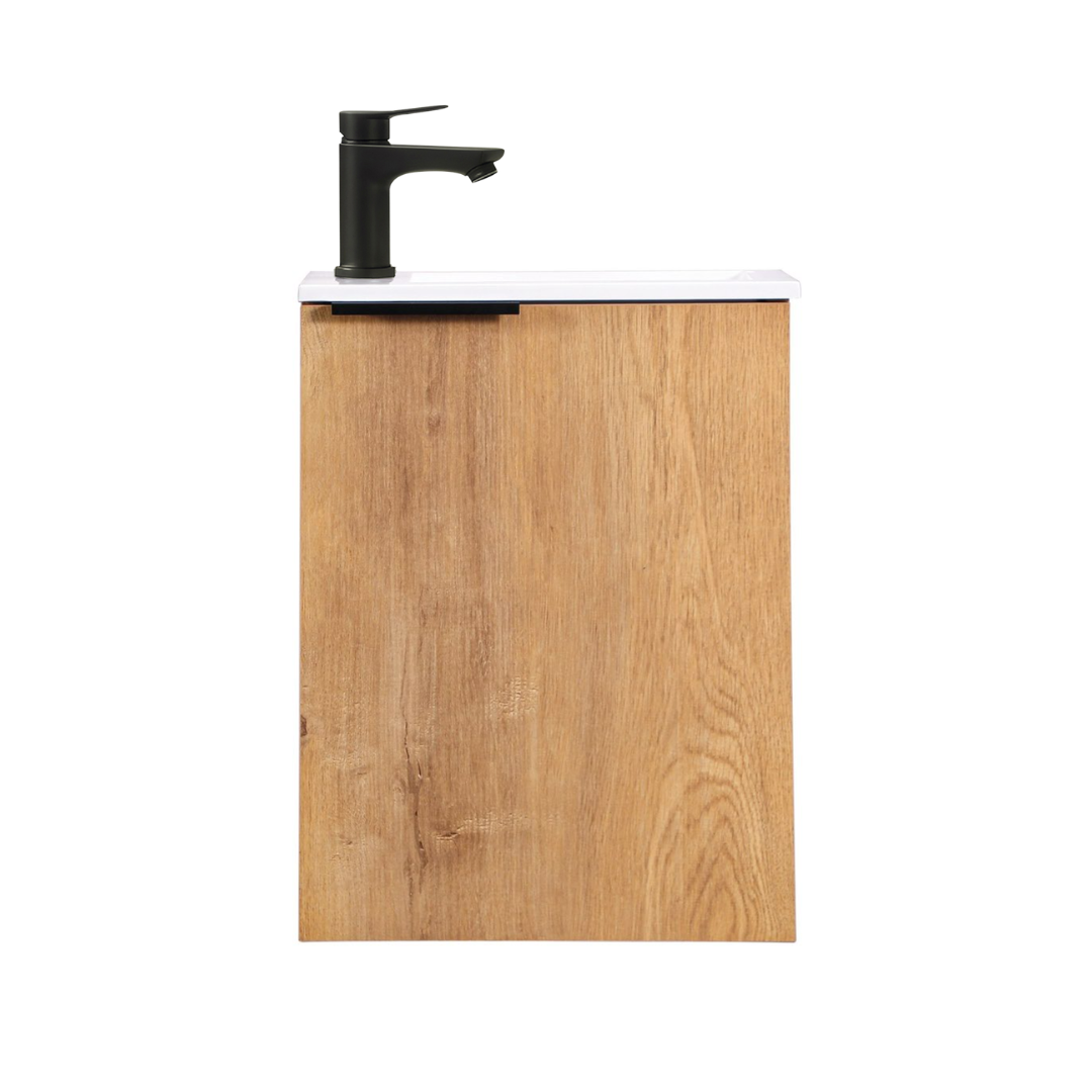 MOLI Gäste-WC Waschtisch Set 40cm Eiche