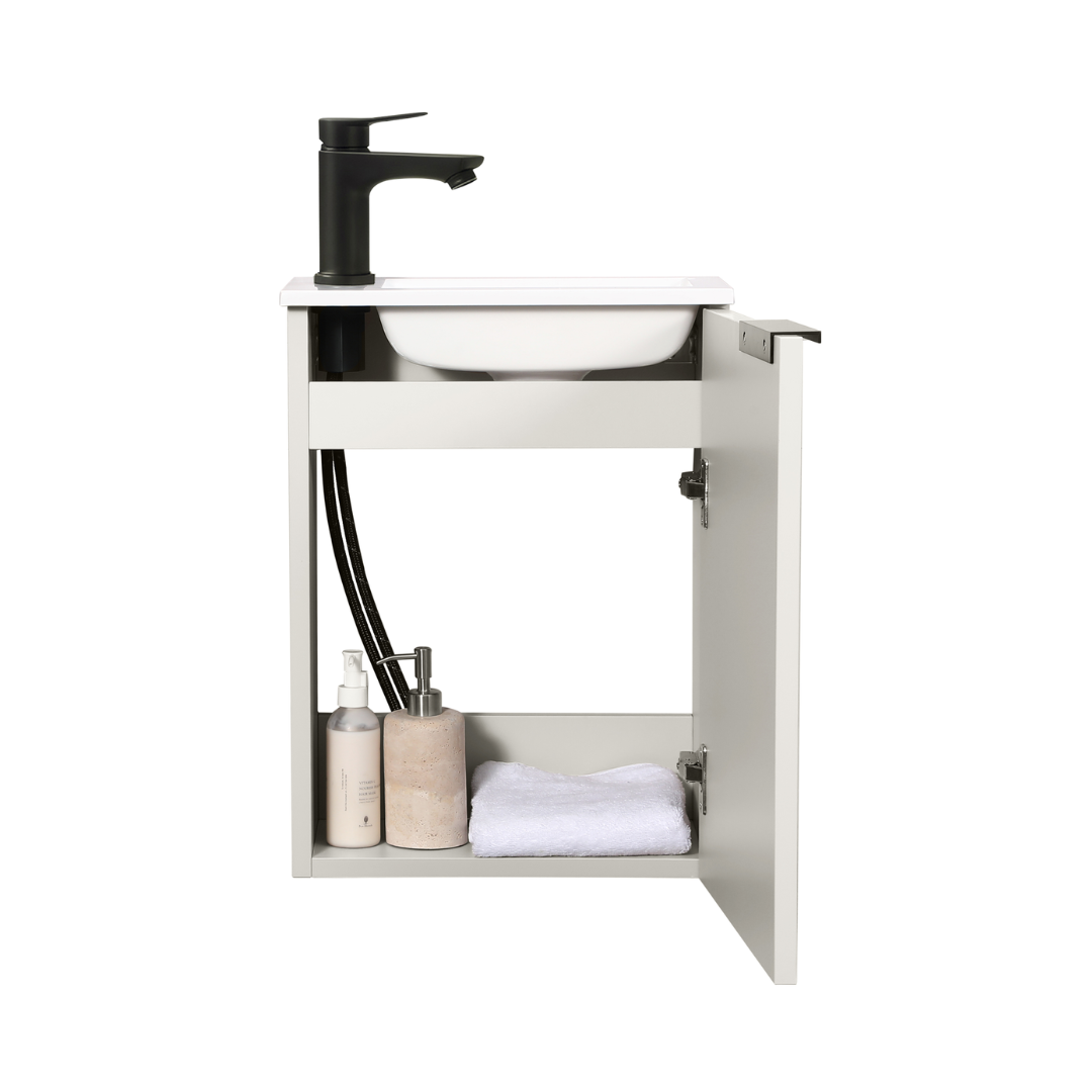 MOLI Gäste-WC Waschtisch Set 40cm Kaschmir